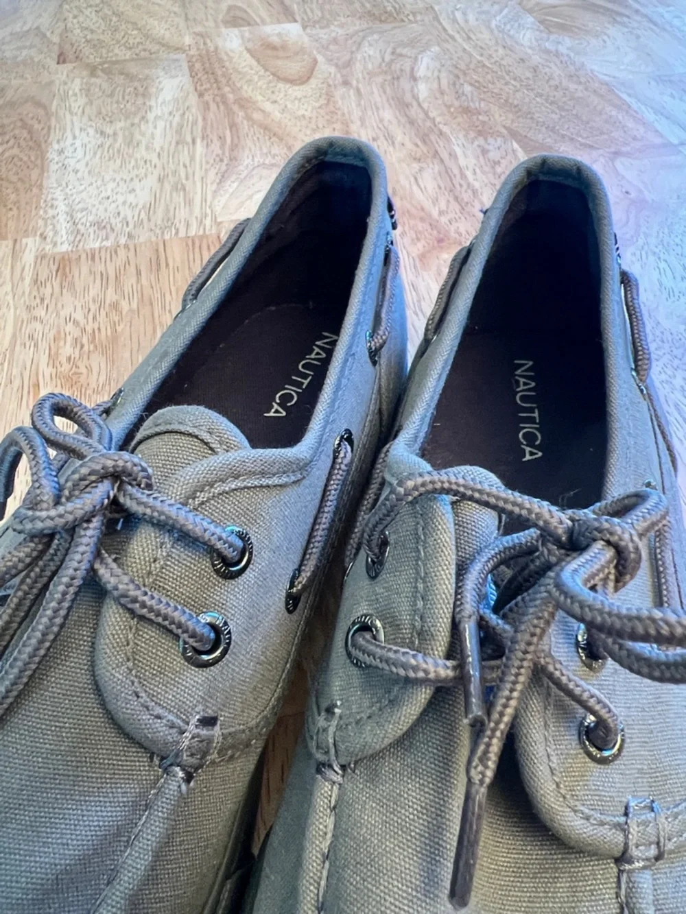 Nautica Spinnaker Youth Gray Boat Shoes US size 5 or EU 37 - Picture 14 of 14